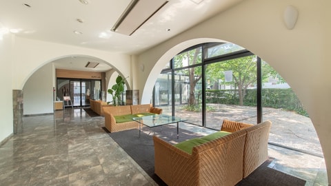 Interior entrance