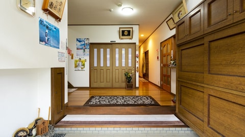 Interior entrance