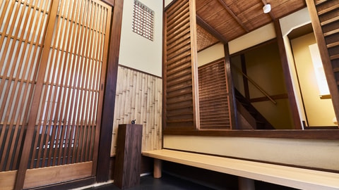Interior entrance