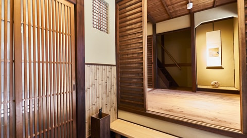 Interior entrance