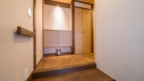 Interior entrance