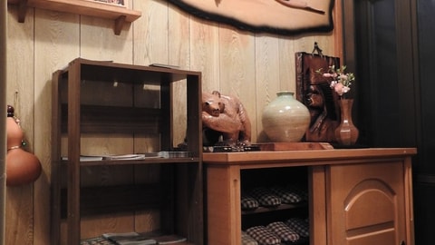 Interior entrance