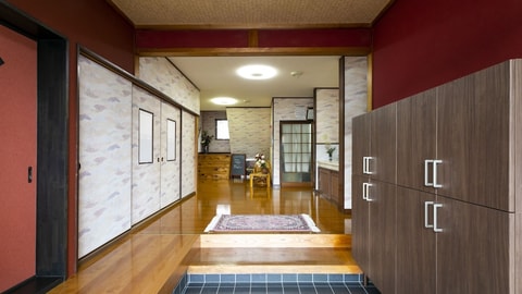 Interior entrance