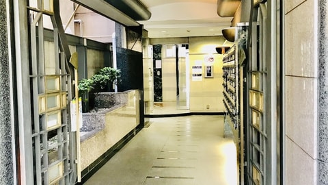 Interior entrance