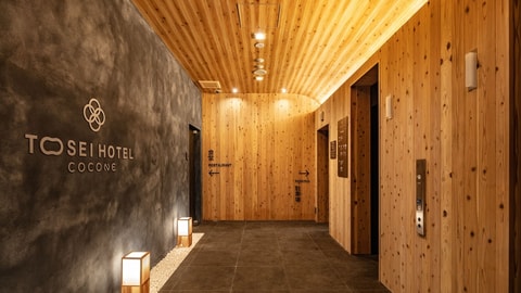 Interior entrance