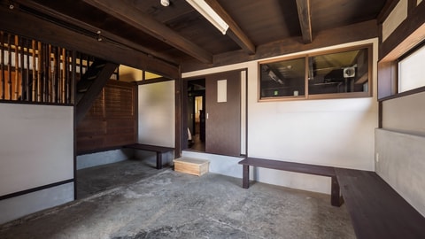 Interior entrance
