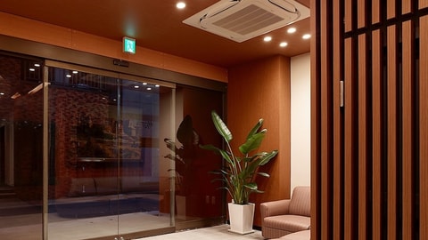 Interior entrance