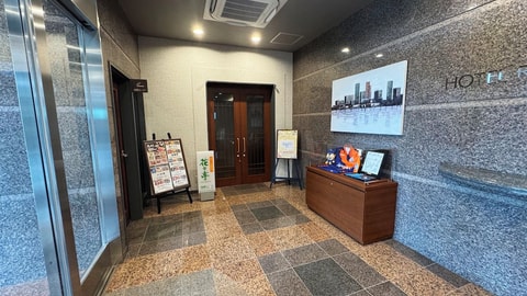 Interior entrance