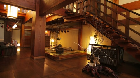 Interior entrance
