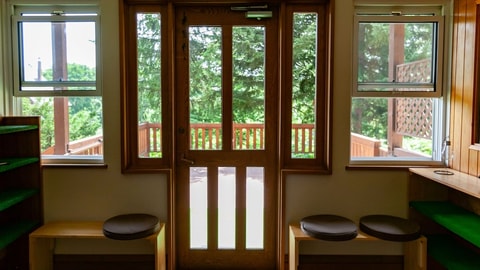 Interior entrance