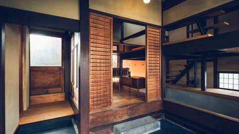 Interior entrance