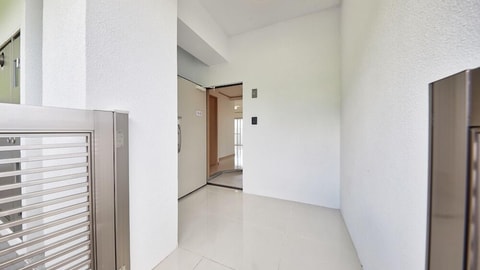 Interior entrance