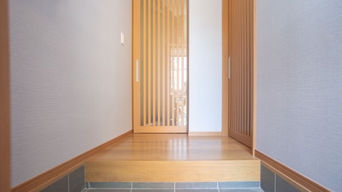 Interior entrance