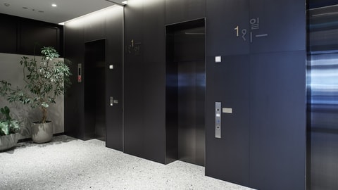Interior entrance