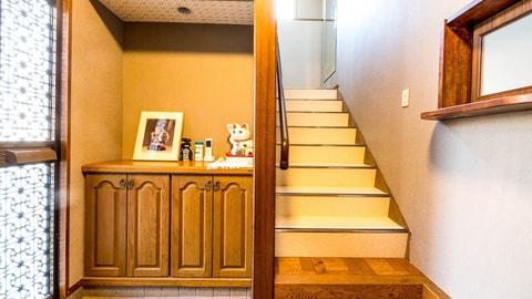 Interior entrance