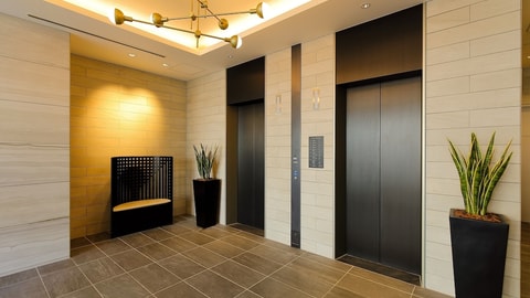 Interior entrance