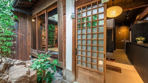 Interior entrance