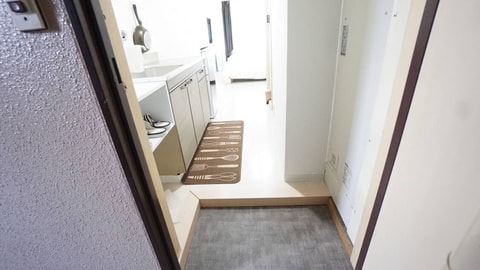 Interior entrance
