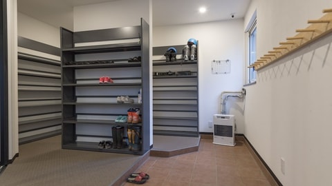 Interior entrance