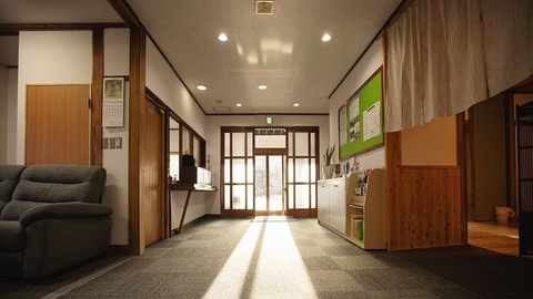 Interior entrance