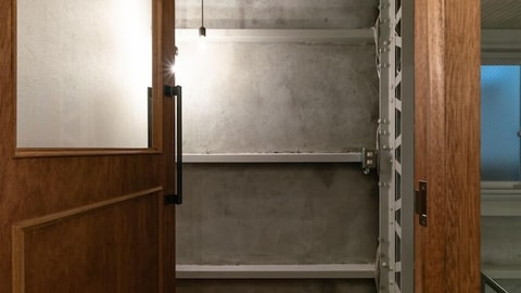 Interior entrance