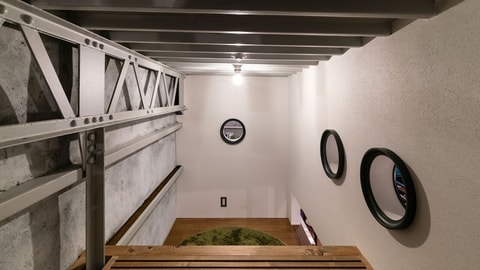 Interior entrance