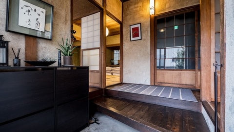 Interior entrance