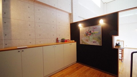 Interior entrance