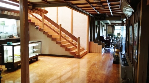 Interior entrance