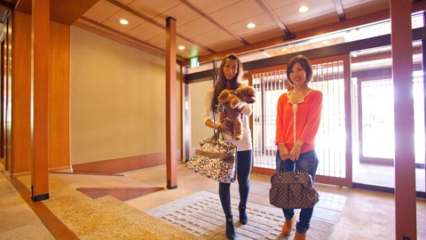 Interior entrance
