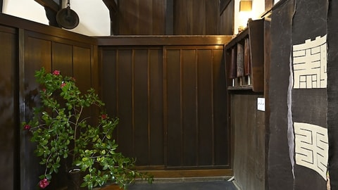 Interior entrance