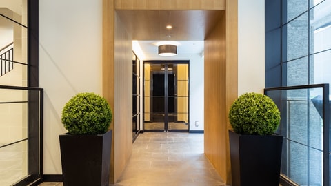 Interior entrance