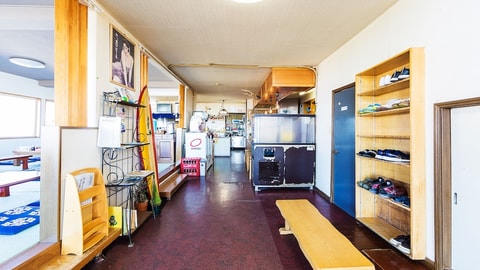 Interior entrance