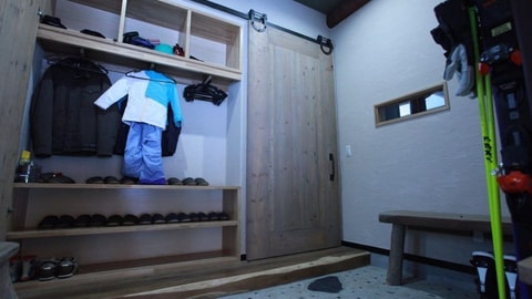 Interior entrance