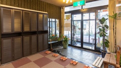 Interior entrance