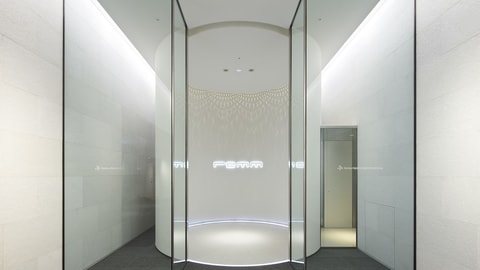 Interior entrance