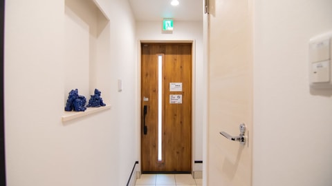 Interior entrance
