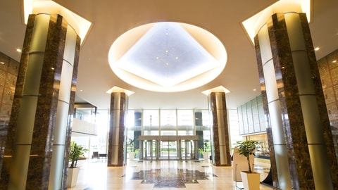 Interior entrance