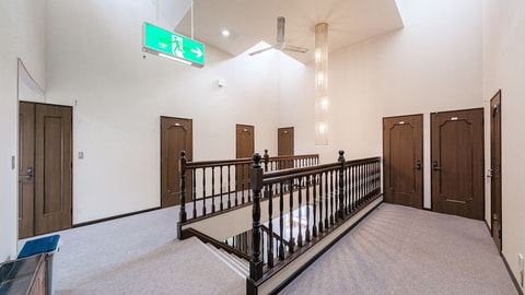 Interior entrance