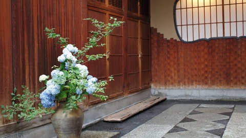 Interior entrance