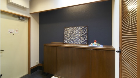 Interior entrance