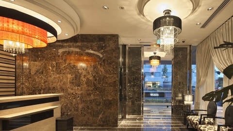 Interior entrance