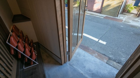 Interior entrance