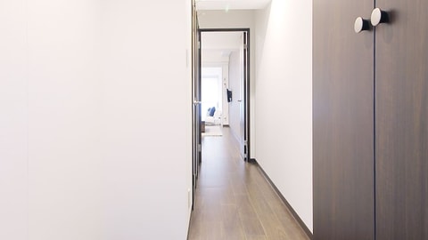 Interior entrance