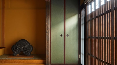 Interior entrance
