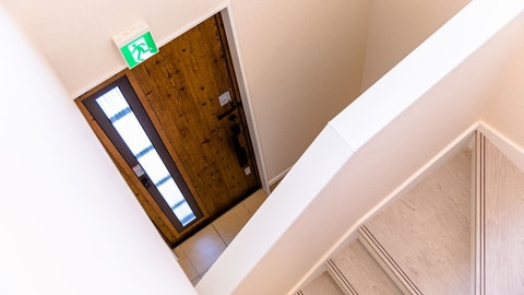 Interior entrance