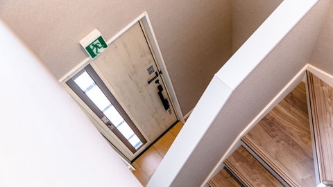 Interior entrance