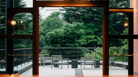 Interior entrance
