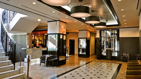 Interior entrance