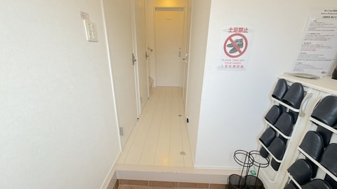 Interior entrance